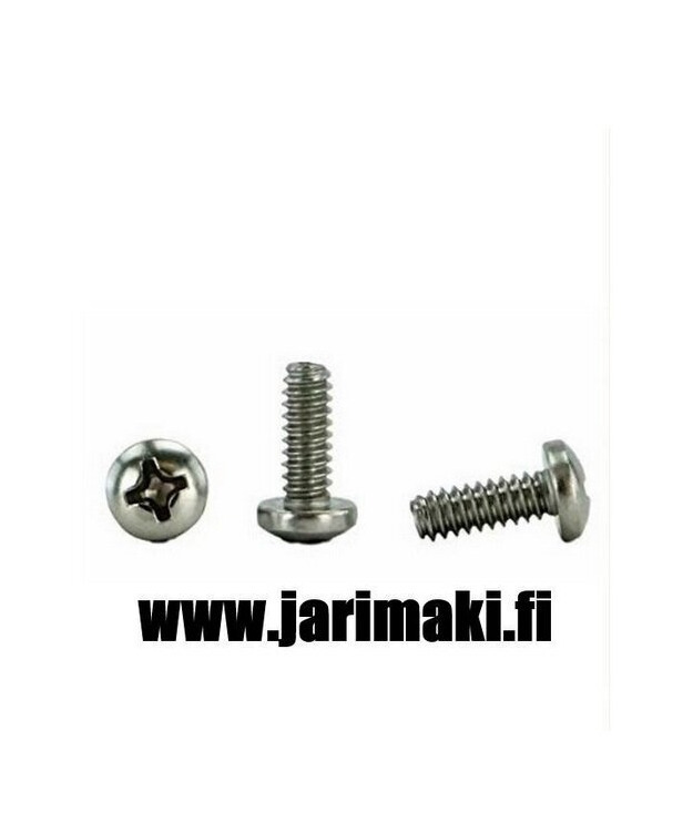 Koneruuvi 4-40X1/4" ruostumaton teräs