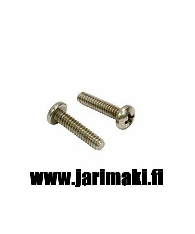 Koneruuvi 6-32X3/4" ruostumaton teräs