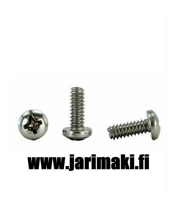 Koneruuvi 6-32X3/8" sinkitty teräs