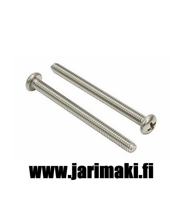 Koneruuvi 8-32X1-1/2" ruostumaton teräs