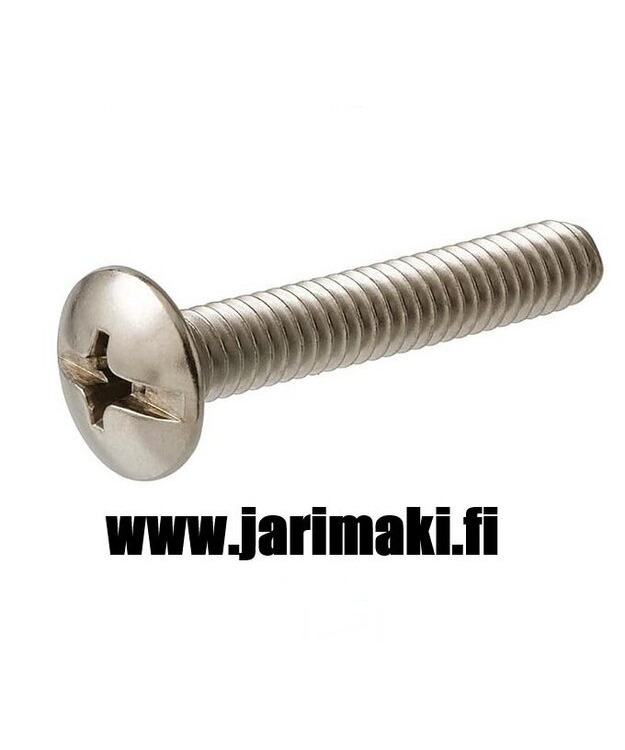 Koneruuvi 8-32X1-1/4" sinkitty teräs