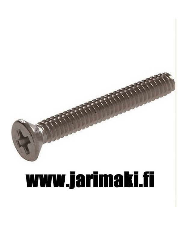 Koneruuvi uppokanta 8-32X2" ruostumaton teräs