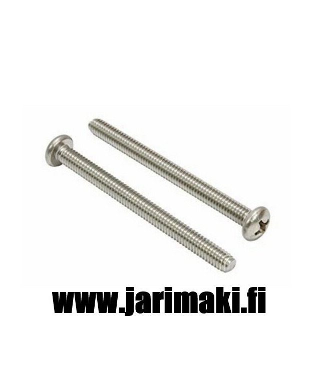 Koneruuvi 8-32X3" ruostumaton teräs