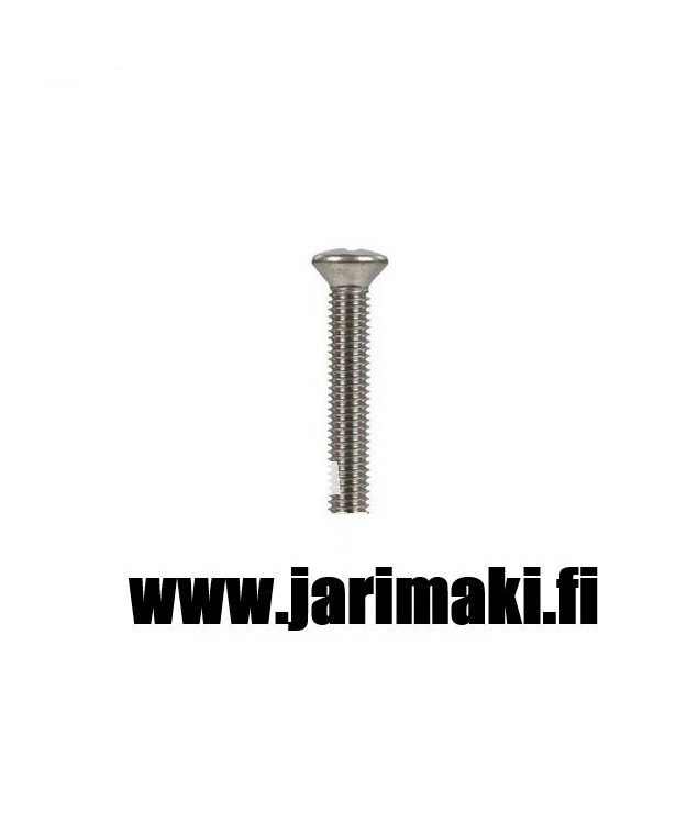 Koneruuvi uppokanta 10-32X1" ruostumaton teräs  