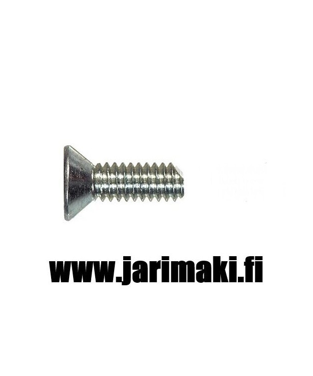 Koneruuvi uppokanta 6-32X3/8" sinkitty teräs 