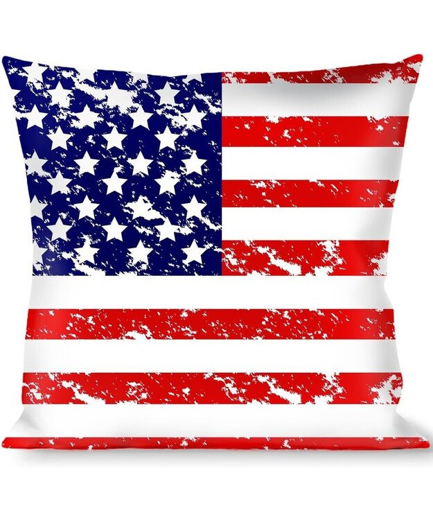 Koristetyyny "kulunut" USA lippu 