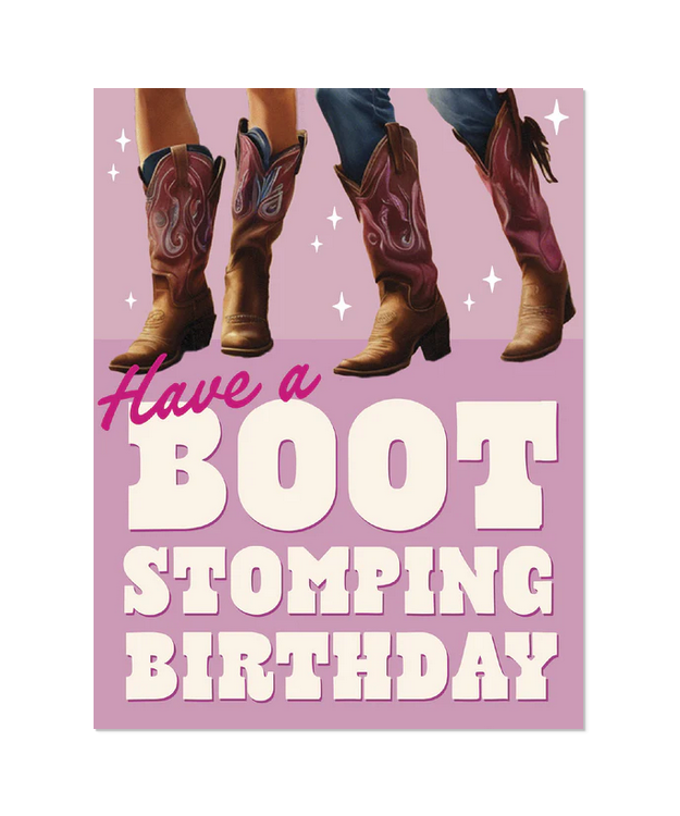 Kortti Birthday - Have a Boot Stomping Birthday