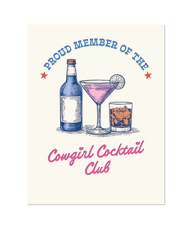 Kortti Birthday - Proud Member Of The Cowgirl Cocktail Club