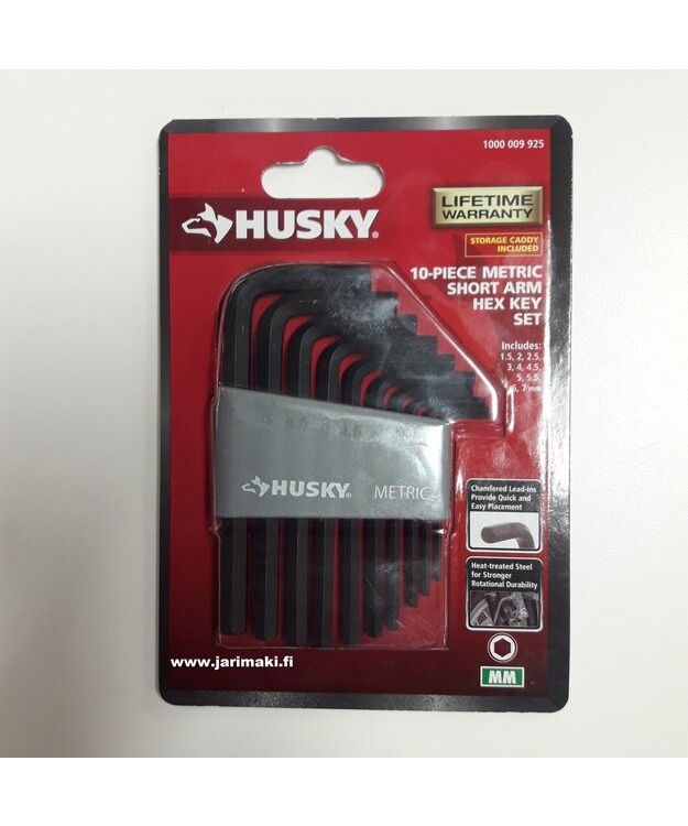 Kuusiokoloavainsarja lyhyt metrinen 10-osaa Husky