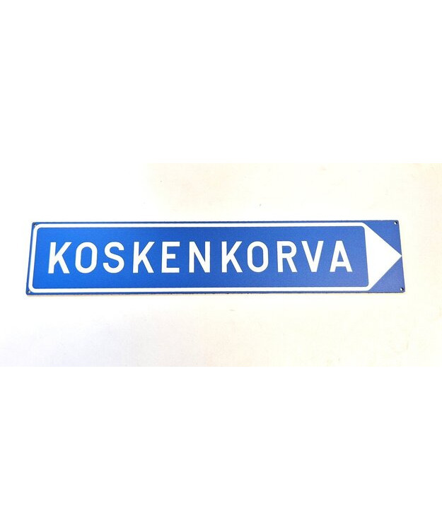 Kyltti Koskenkorva (nuolella) 50cm