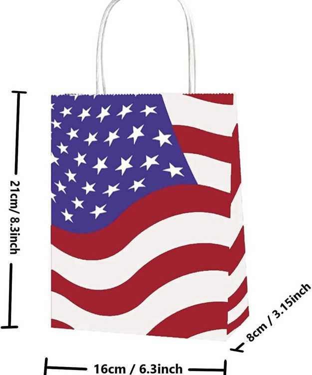 Lahjakassi USA-lippu 16 x 21 cm 