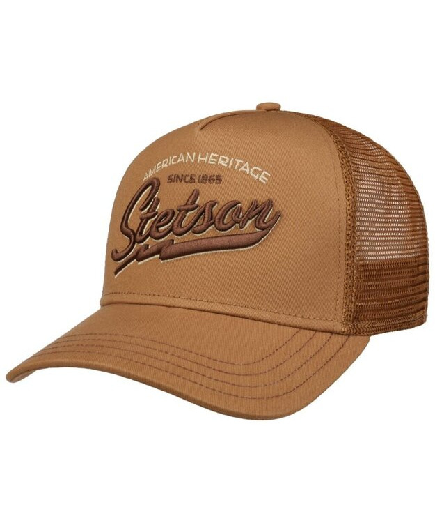  Lippalakki Stetson Trucker Cap American Heritage Classic Brown