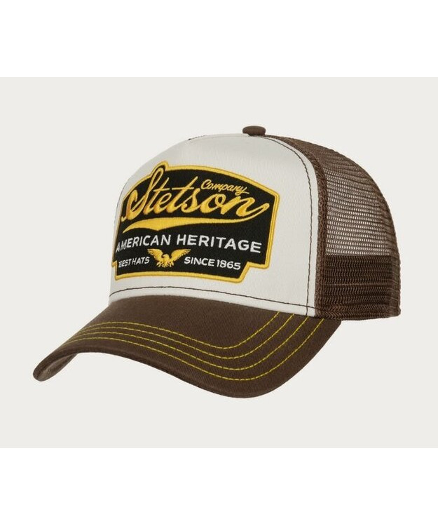 Lippalakki Stetson Trucker Cap American Heritage Dark Brown