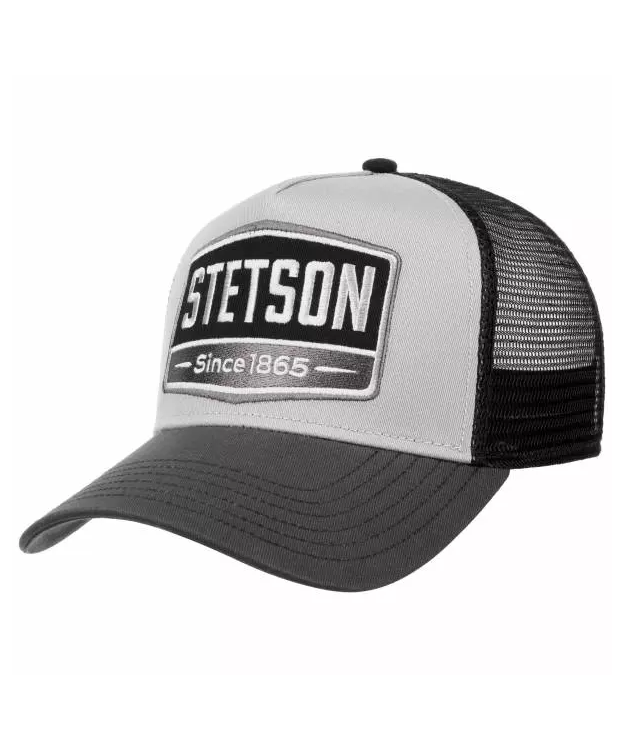 Lippalakki Stetson Trucker Cap Gasoline, harmaa