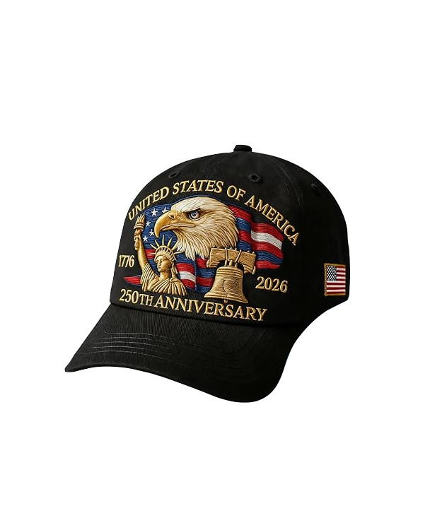 Lippalakki USA 250th Anniversary Musta
