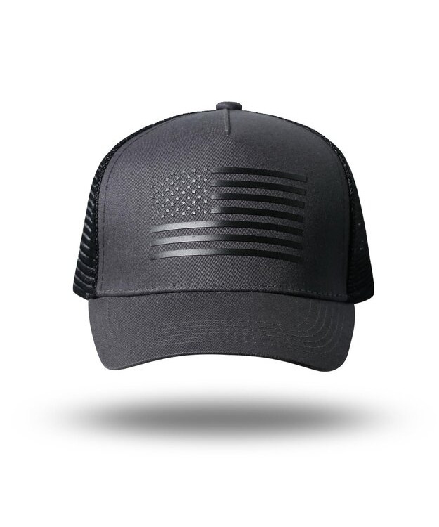 Lippalakki USA lippu Harmaa