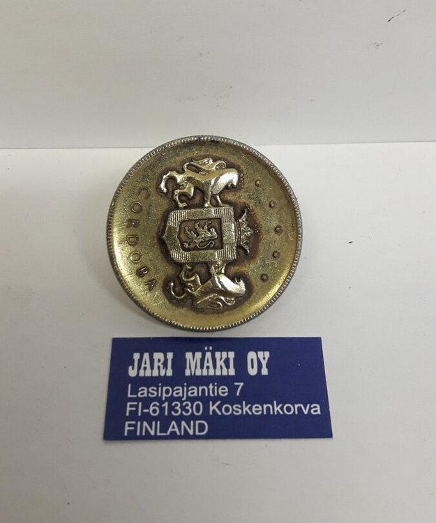 Lokasuojan merkki metallia Chrysler Cordoba 1974-1979