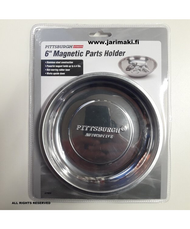 Magneettikuppi 6" ruostumatonta terästä Pittsburgh 