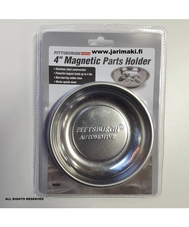 Magneettikuppi 4" ruostumatonta terästä Pittsburgh