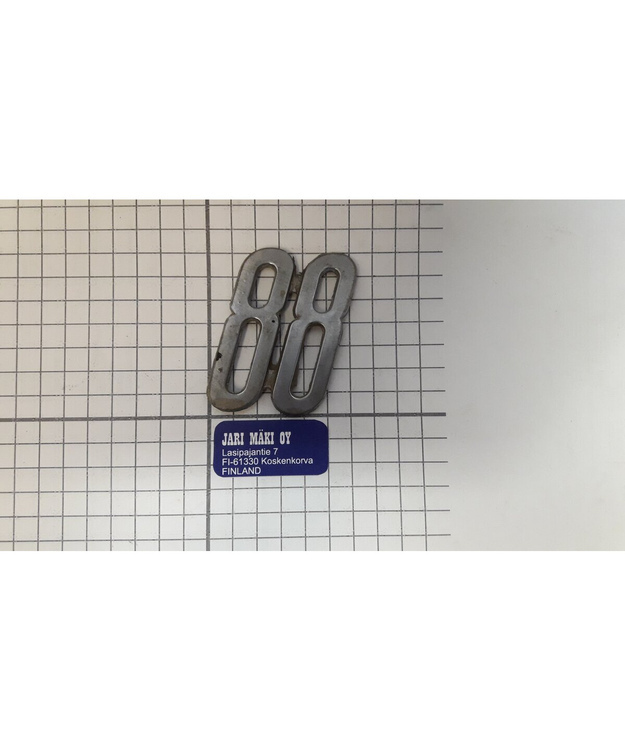 Merkki "88" metallia oikea lokasuojaan Oldsmobile 88 1955 