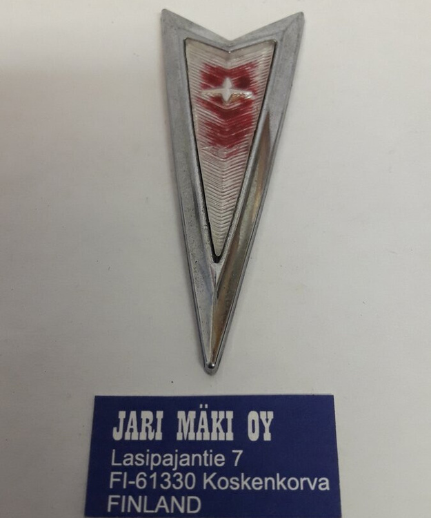 Merkki "Arrowhead" muovia 83 mm Pontiac