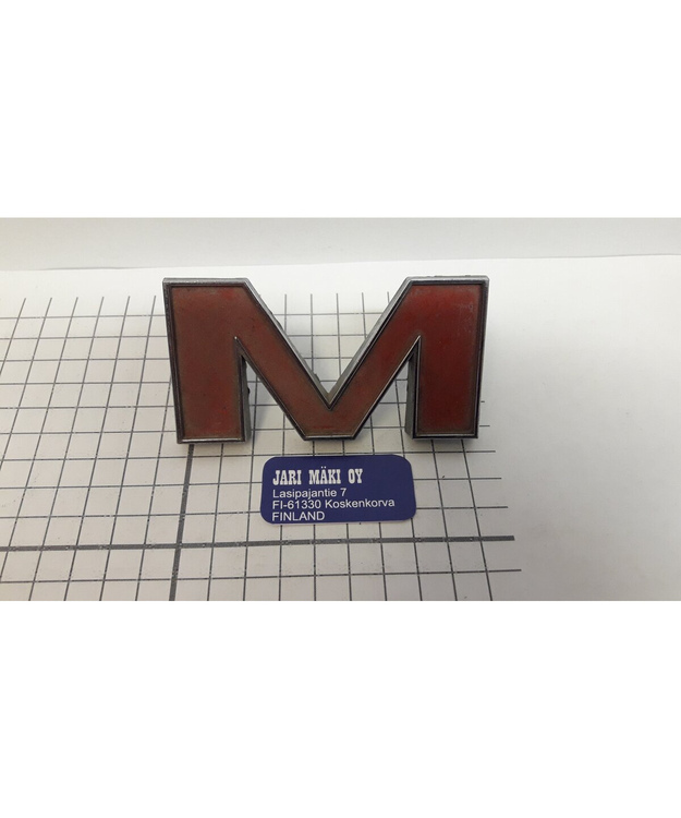 Merkki "M" metallia maskiin GMC Truck 1973-1974