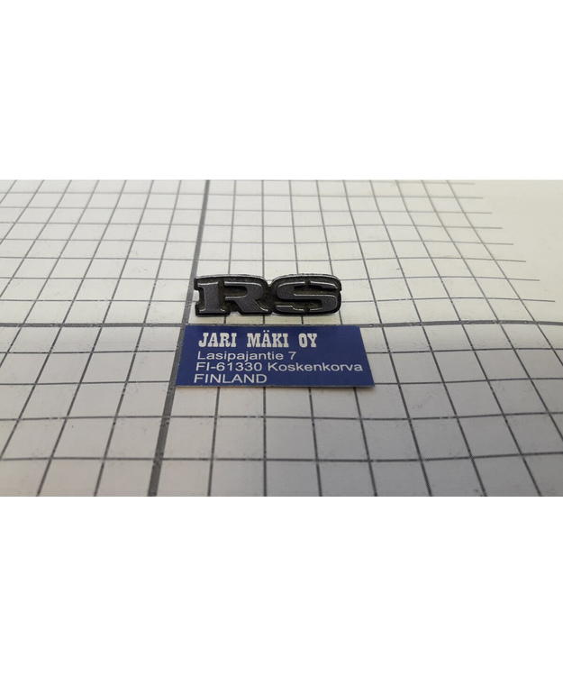 Merkki "RS" metallia ohjauspyörään Chevrolet Camaro 1969