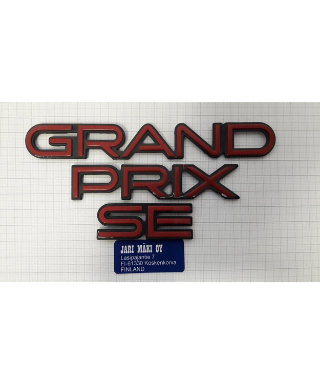 Merkki Muovia Pontiac Grand Prix SE