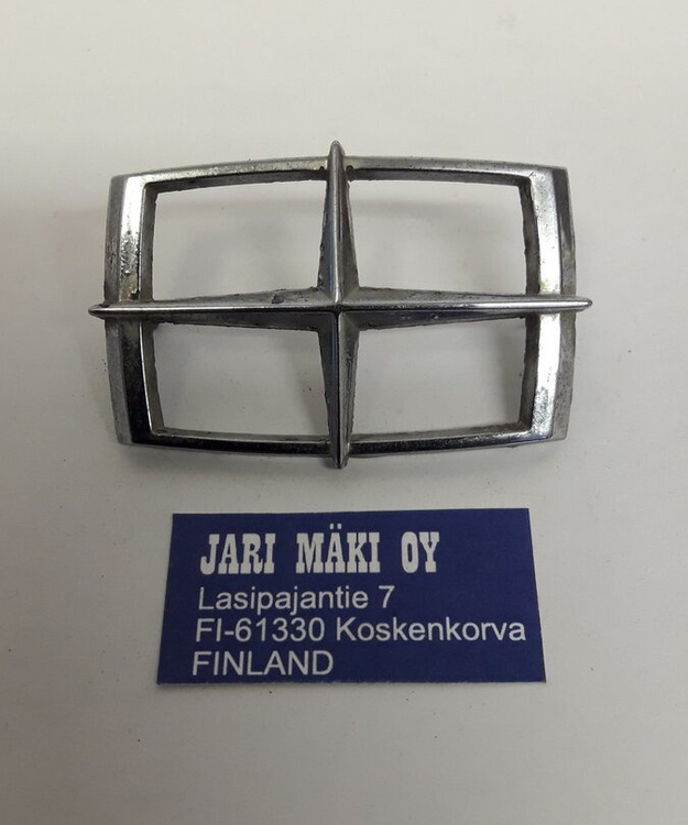 Merkki lokasuojaan metallia Lincoln Continental 1970 luku