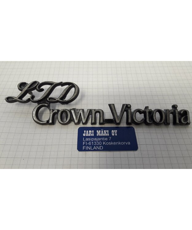 Merkki metalli 5-3/4" Ford LTD Crown Victoria 1982-1987