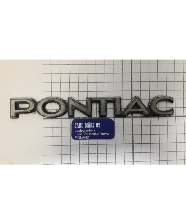 Merkki metalli Pontiac