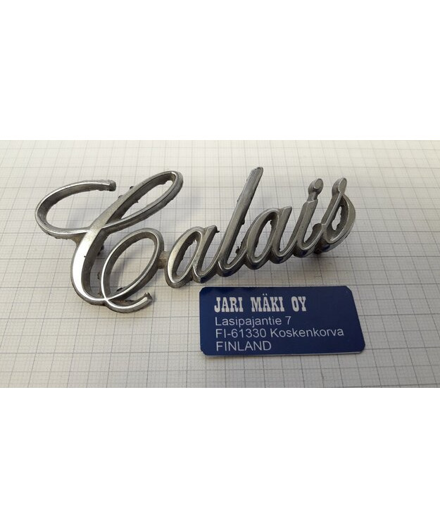 Merkki metallia "Calais" 3-1/2" Oldsmobile
