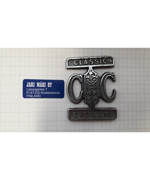 Merkki metallia "Classic Cadillac"