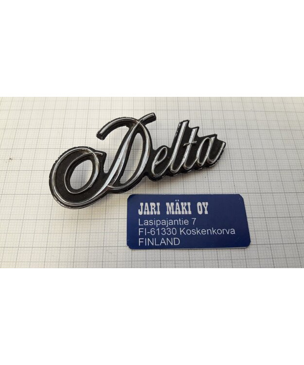 Merkki metallia "Delta" 2-3/4"