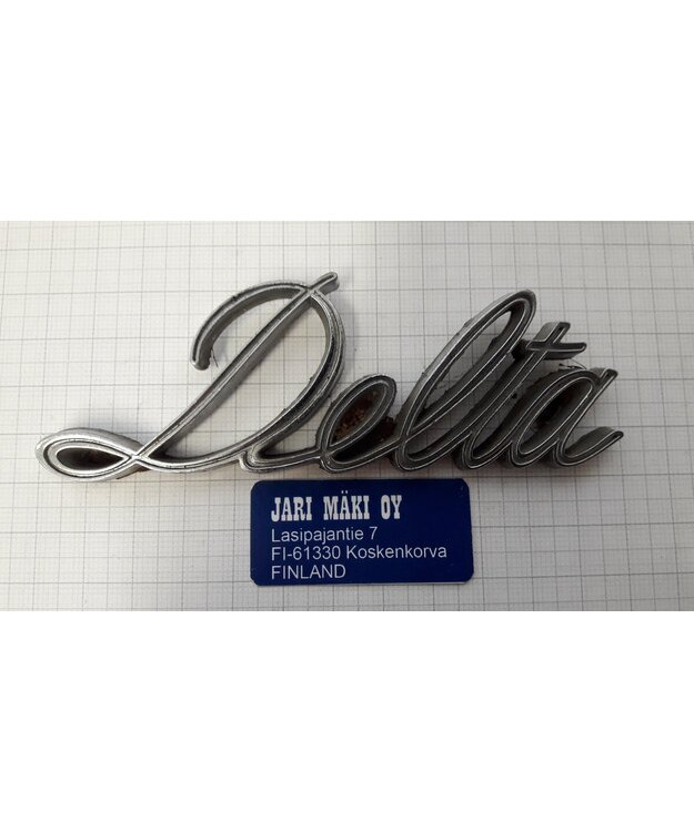 Merkki metallia "Delta" Oldsmobile 1960 luku