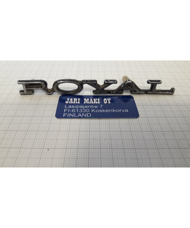 Merkki metallia "Royal" Dodge