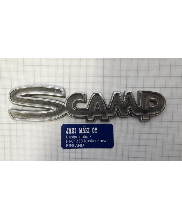 Merkki metallia "SCAMP" Plymouth 1973-1976