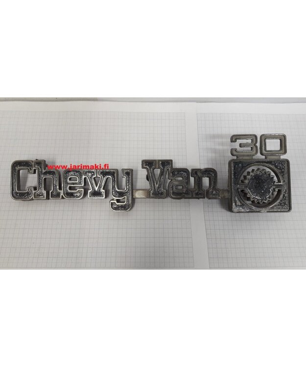 Merkki metallia 11-9/16" Chevrolet Van 30 1970-1978