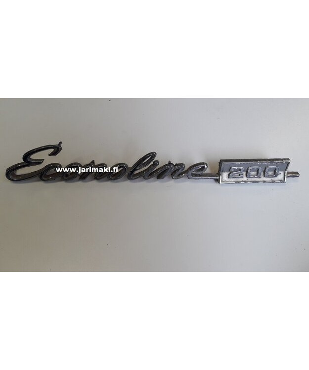 Merkki metallia 13-7/8" Ford Econoline 200 1968-1970 