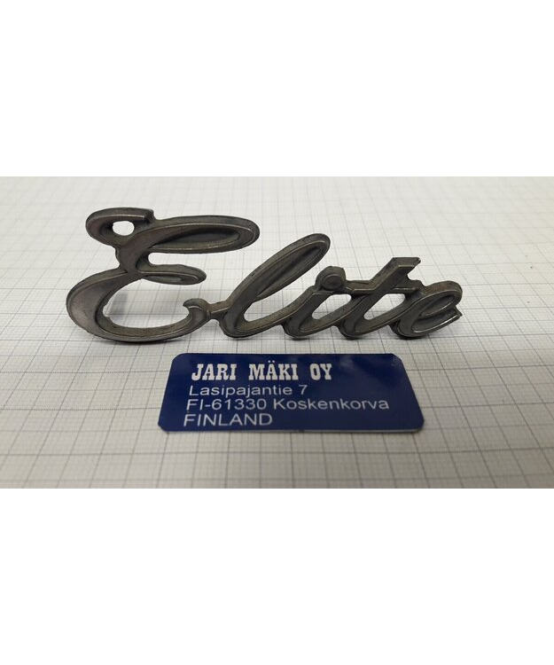 Merkki metallia 3" Ford Elite 1974-1976