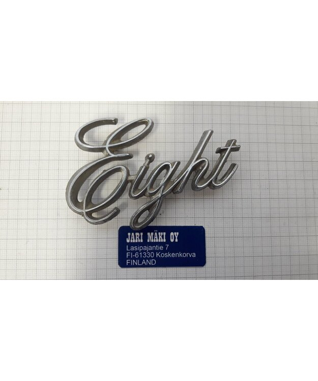 Merkki metallia 3-1/4" "Eight" Oldsmobile 1971-1976