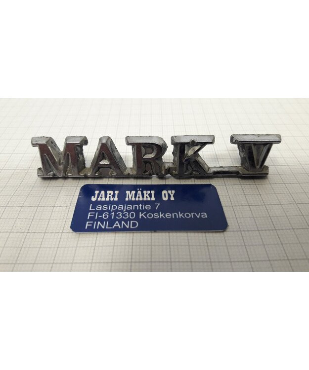 Merkki metallia 3-3/16" Lincoln Mark V 1977-1979