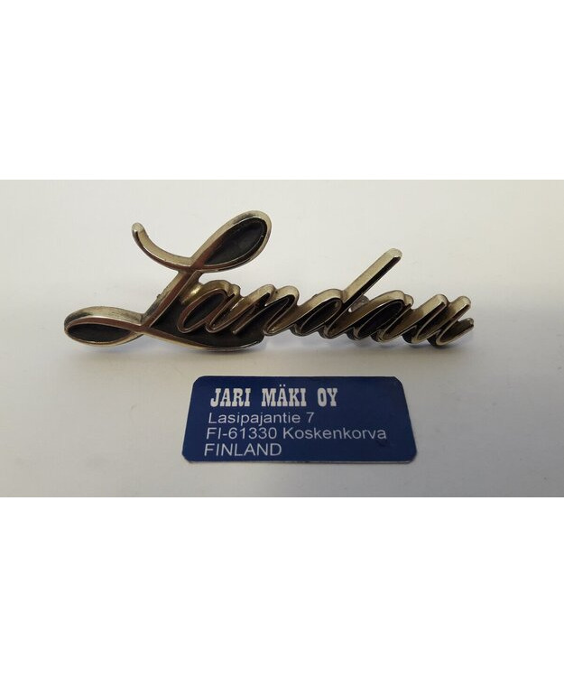 Merkki metallia 3-7/16" Chrysler New Yorker 1974