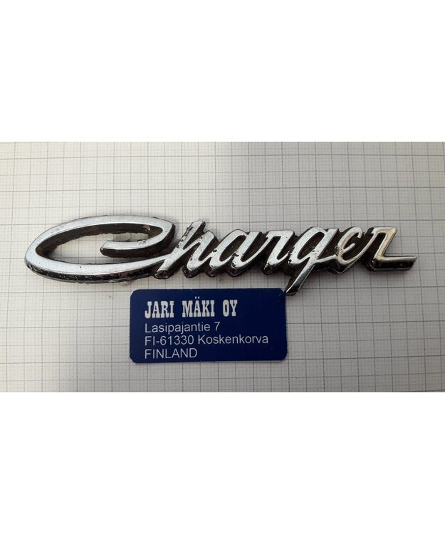 Merkki metallia 4-1/4" Dodge Charger