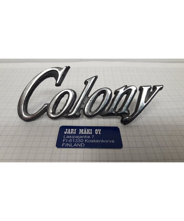 Merkki metallia 4-1/4" Mercury Colony Park 1973-1978