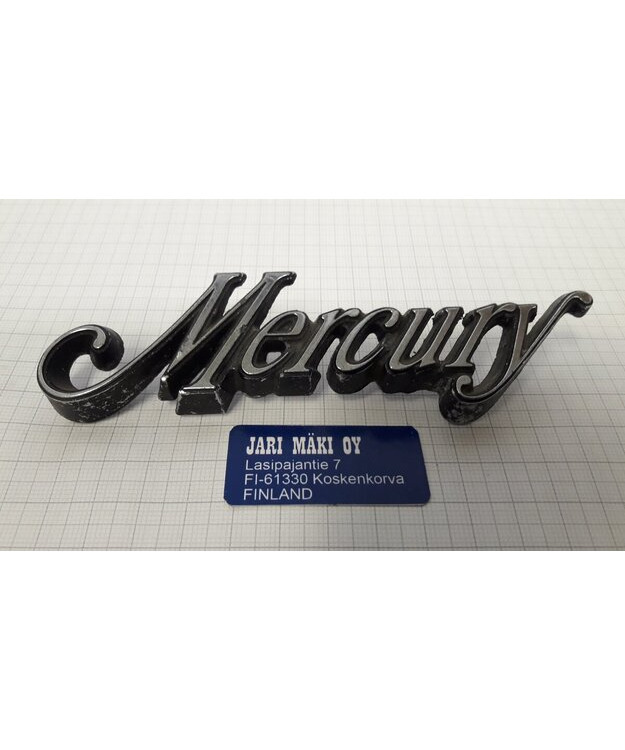 Merkki metallia 5" Mercury 1974-1977