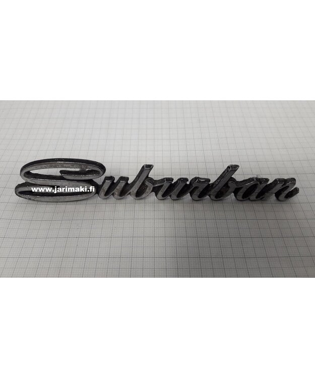 Merkki metallia 5-1/2" Plymouth Sport Suburban 1971 (poikki)