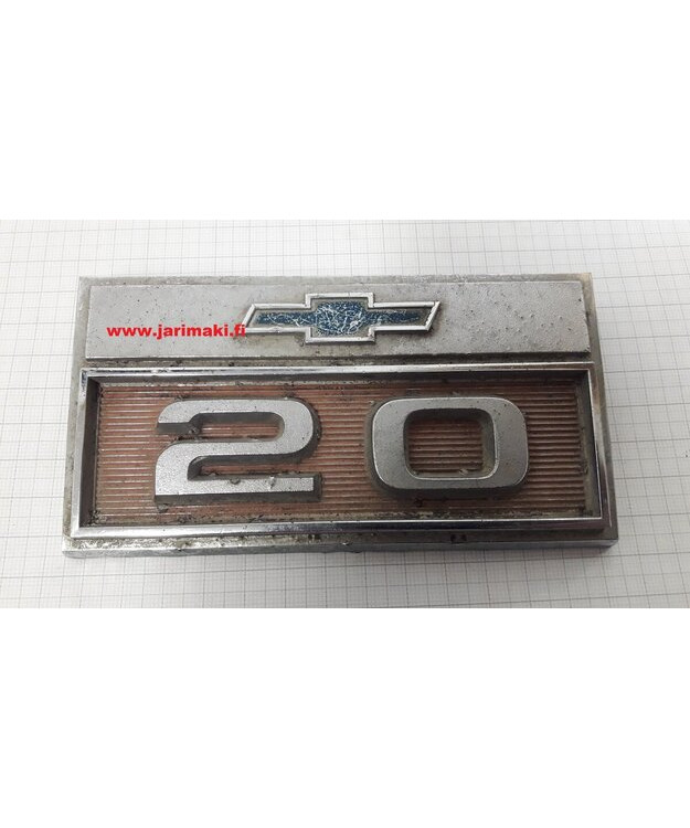 Merkki metallia 5-1/4" Chevrolet C20 1966