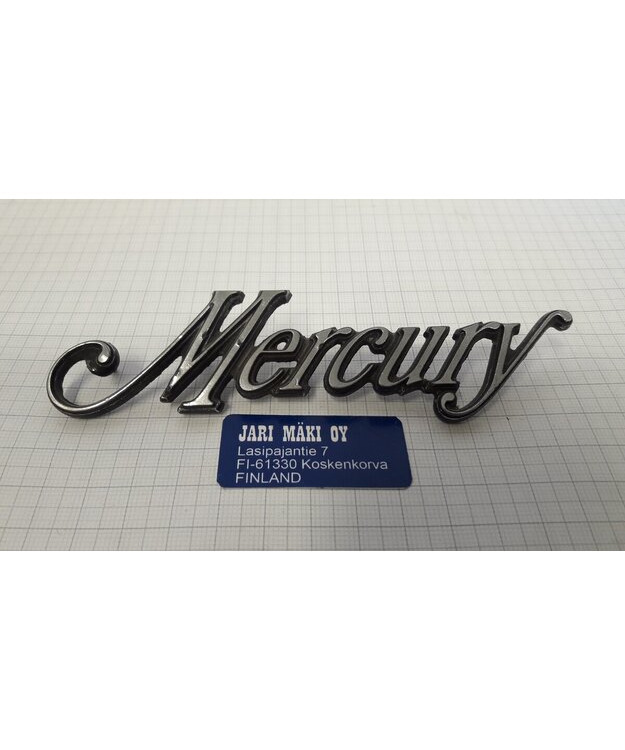 Merkki metallia 5-1/8" Mercury Cougar/Monarch 1975-1979