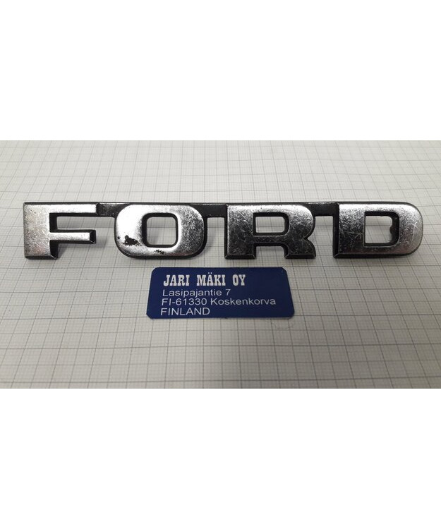 Merkki metallia 5-3/16" Ford Fiesta MK1 1978-1980